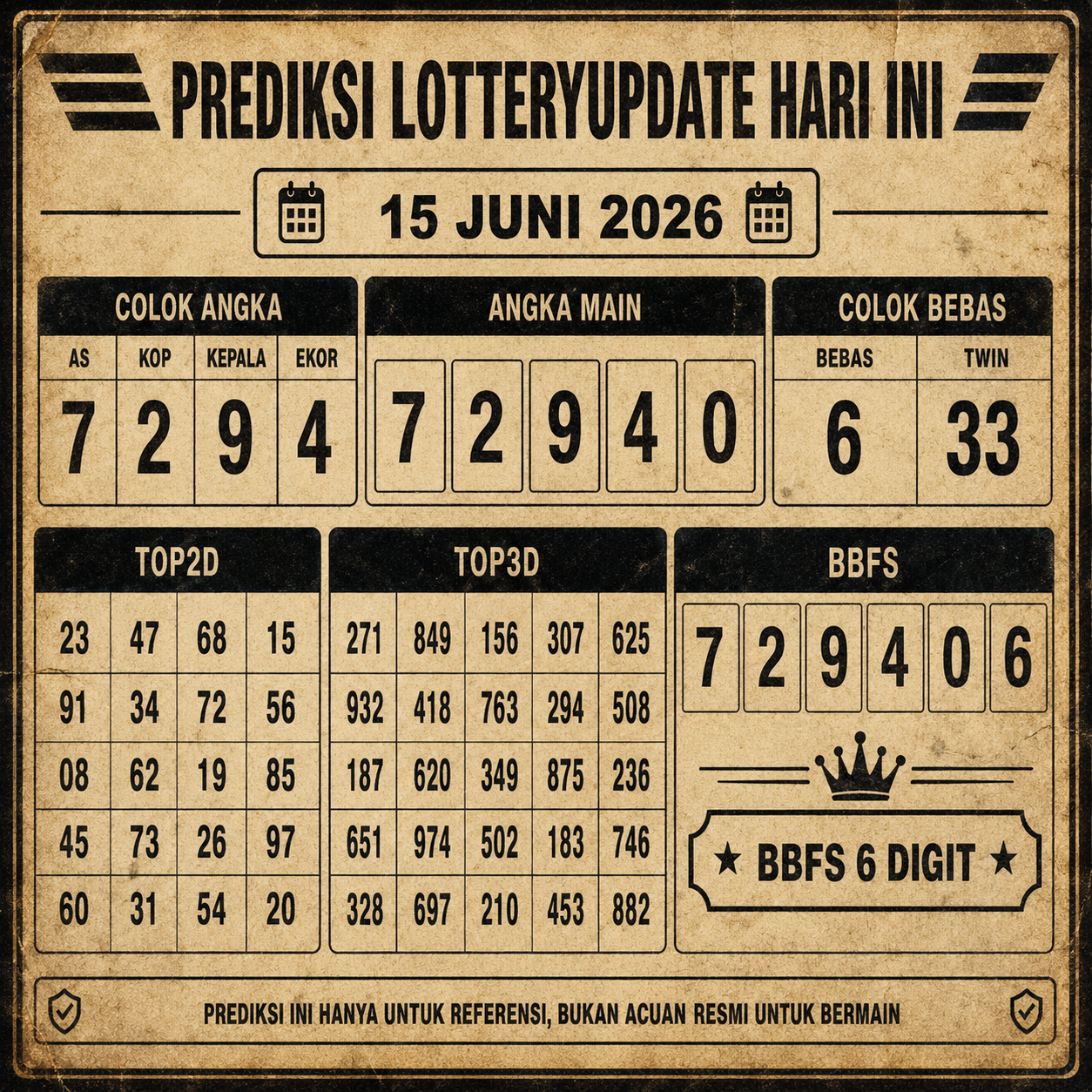 Prediksi Togel