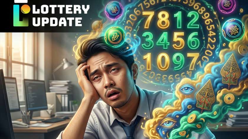 Prediksi Togel Headline text overlay: "Kerja Keras Lewat Jalur Rezeki Gaib: Prediksi Togel Hari Ini Berdasarkan Mimpi Ngantuk di Jam Kerja" Place the provided Lottery Update logo prominently in the top-left corner, clean and crisp, maintaining original colors and proportions. News portal cover design, high CTR thumbnail, balanced typography space, realistic lighting, fantasy-meets-reality concept, trending online article visual, no watermark, no blur, no cropped elements. Negative Prompt: Prediksi